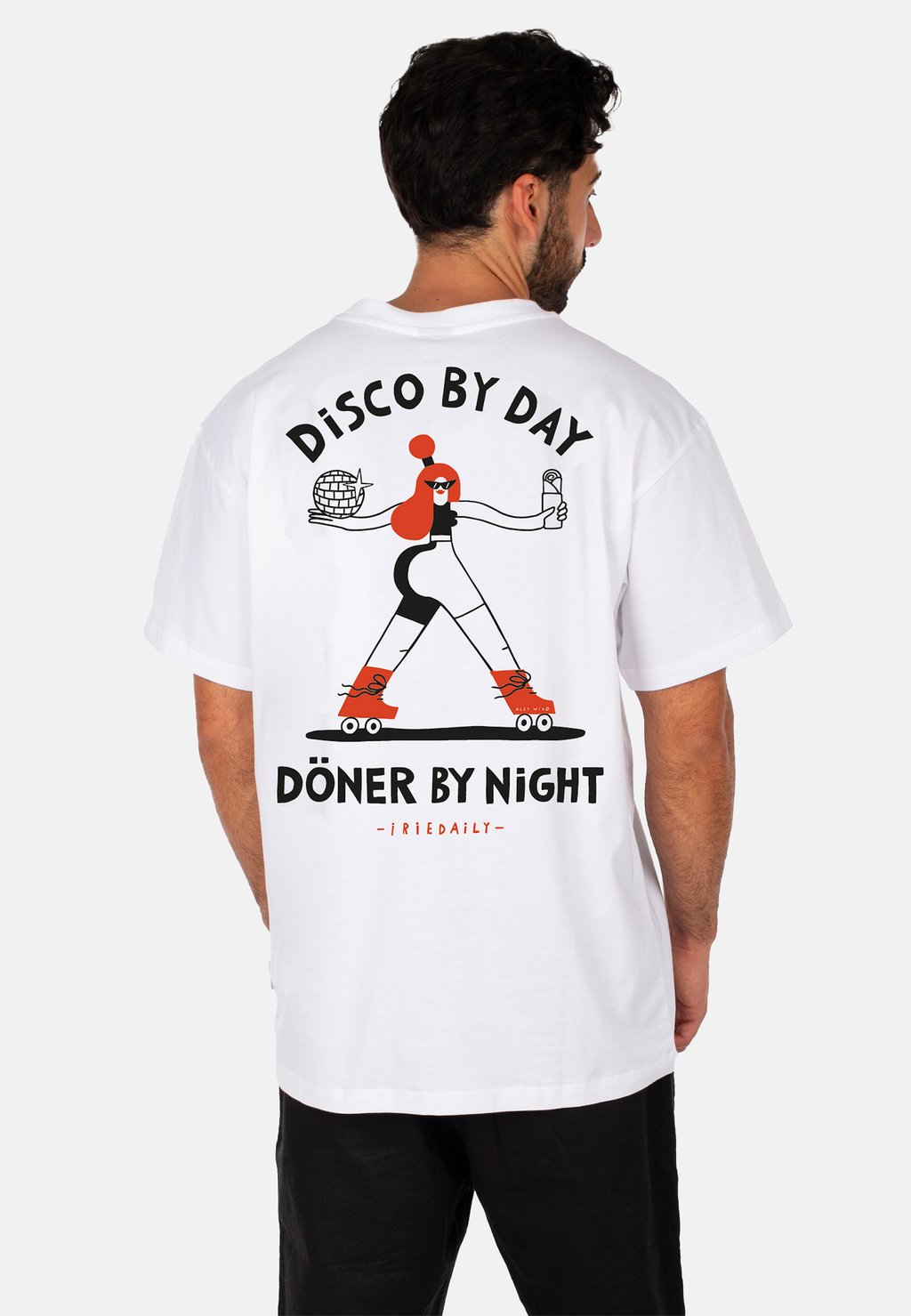 

Футболка с принтом DISCO DOENER Iriedaily, белый