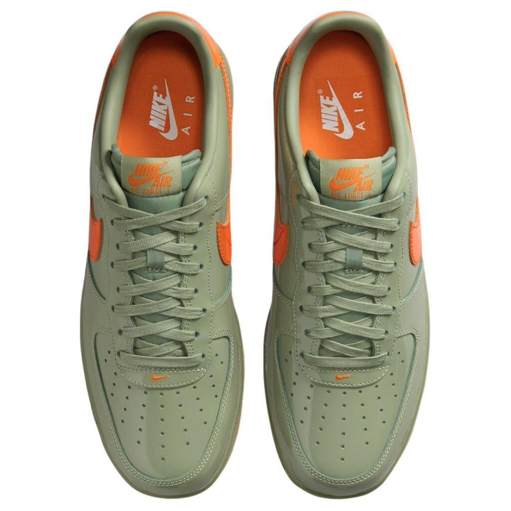 Кроссовки Nike Air Force 1 Skateboarding Shoes Men Low-top Green/Orange, зеленый/оранжевый — фото 4