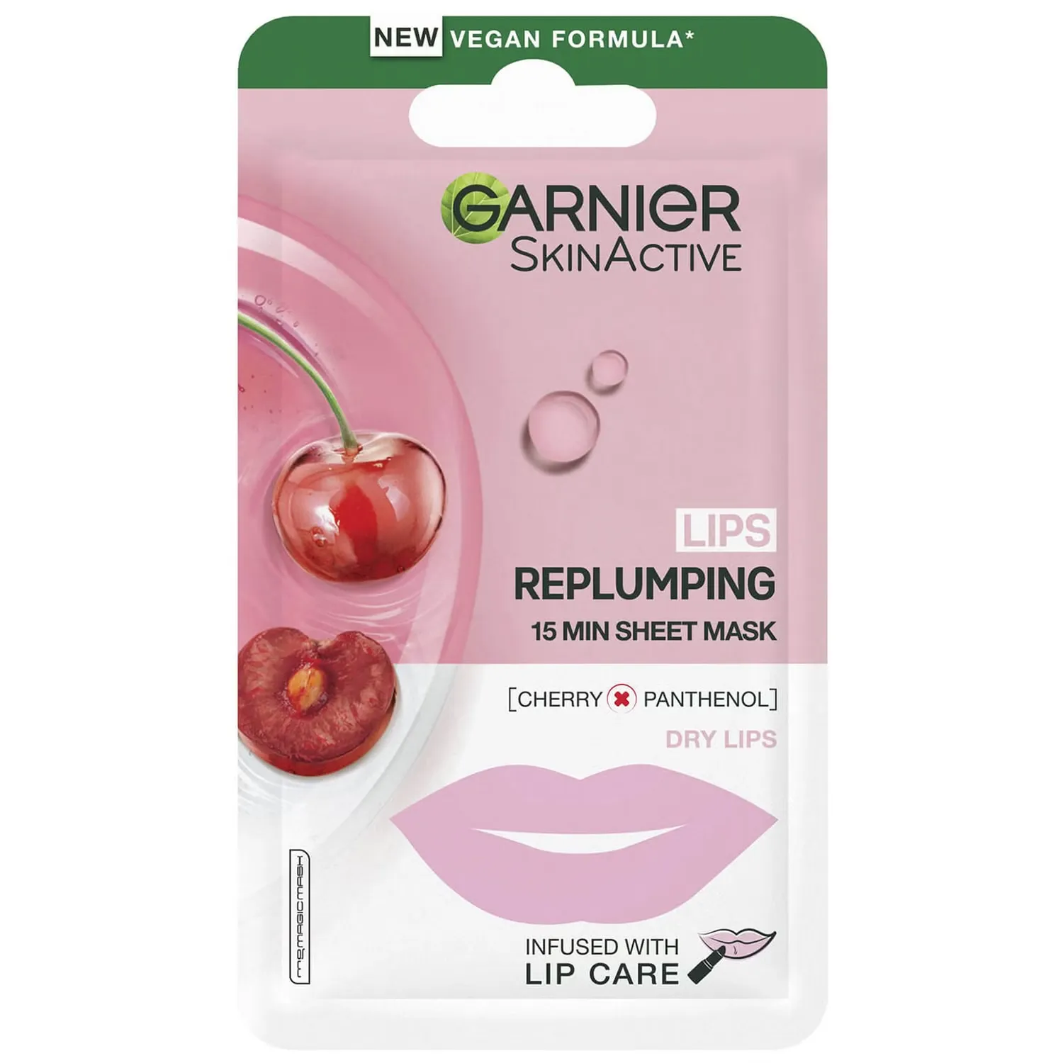 

Маска для губ SkinActive Moisture Bomb Cherry 5 г Garnier