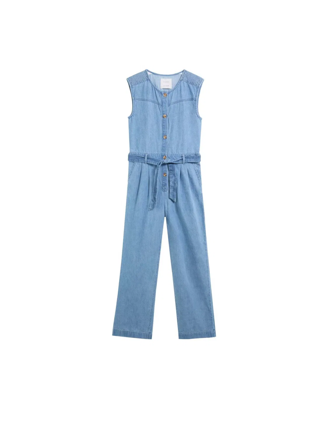 Комбинезон Scalpers Dungarees из синей джинсовой ткани
