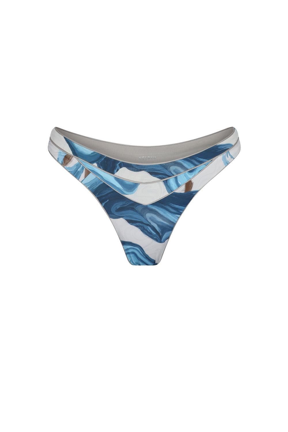 

Женские бикини-трусики Amanecer High Cut Cheeky в цвете Olas Verde Nelblu, Olas Verde