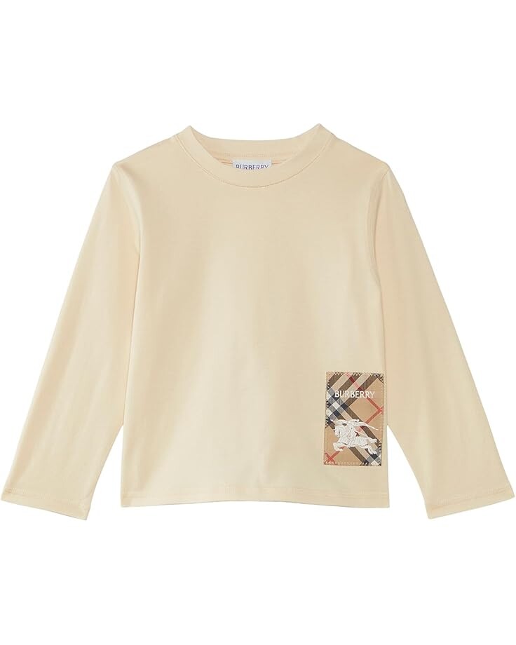 

Толстовка Burberry Kids Kooper EKD Label T-Shirt, цвет Calico