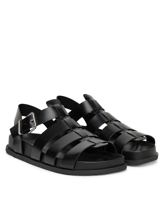 Сандалии Tjw Fisherman Patent Sandal EN0EN02874 Tommy Jeans, черный — фото 2