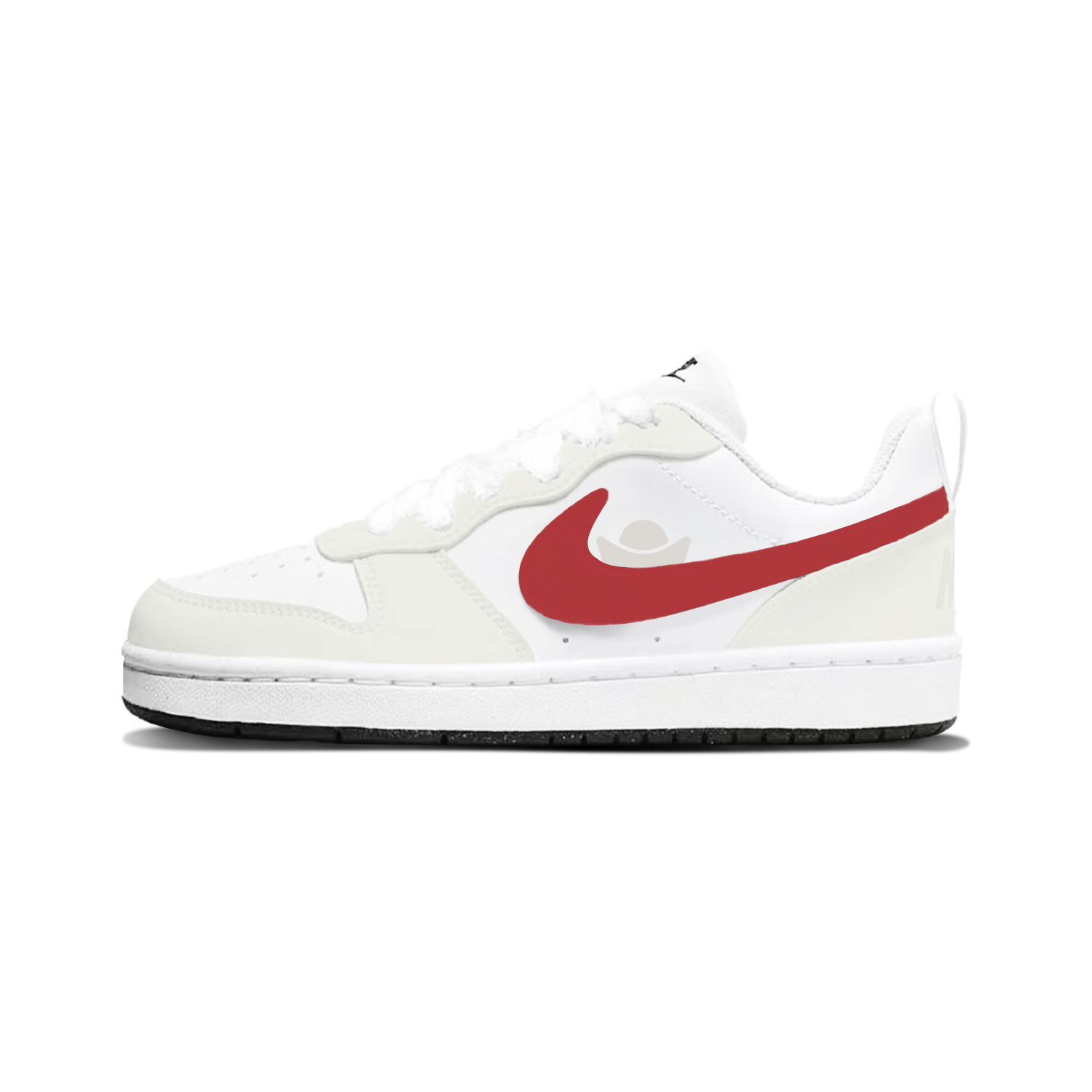 

Nike Court Borough Slip Resistant Abrasion Resistant Low top Kids' Skateboarding Shoes Red Unisex