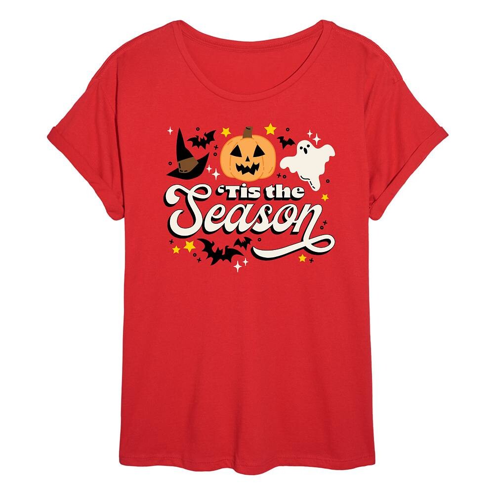 

Большая футболка на Хэллоуин для юниоров «Tis The Season» Licensed Character, красный
