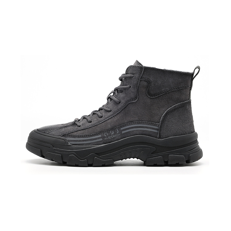 

Высокие повседневные туфли мужские серые JOSINY, Gray (Cotton)