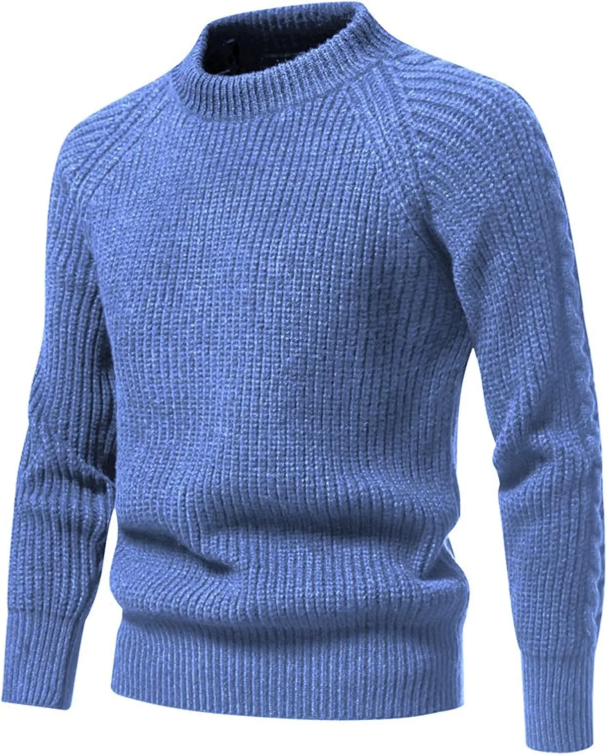 

Мужской ребристый водолазный свитер Slim Fit