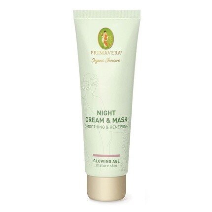 

Разглаживающий и обновляющий ночной крем и маска 50 мл - Vegan Natural Cosmetics, Primavera