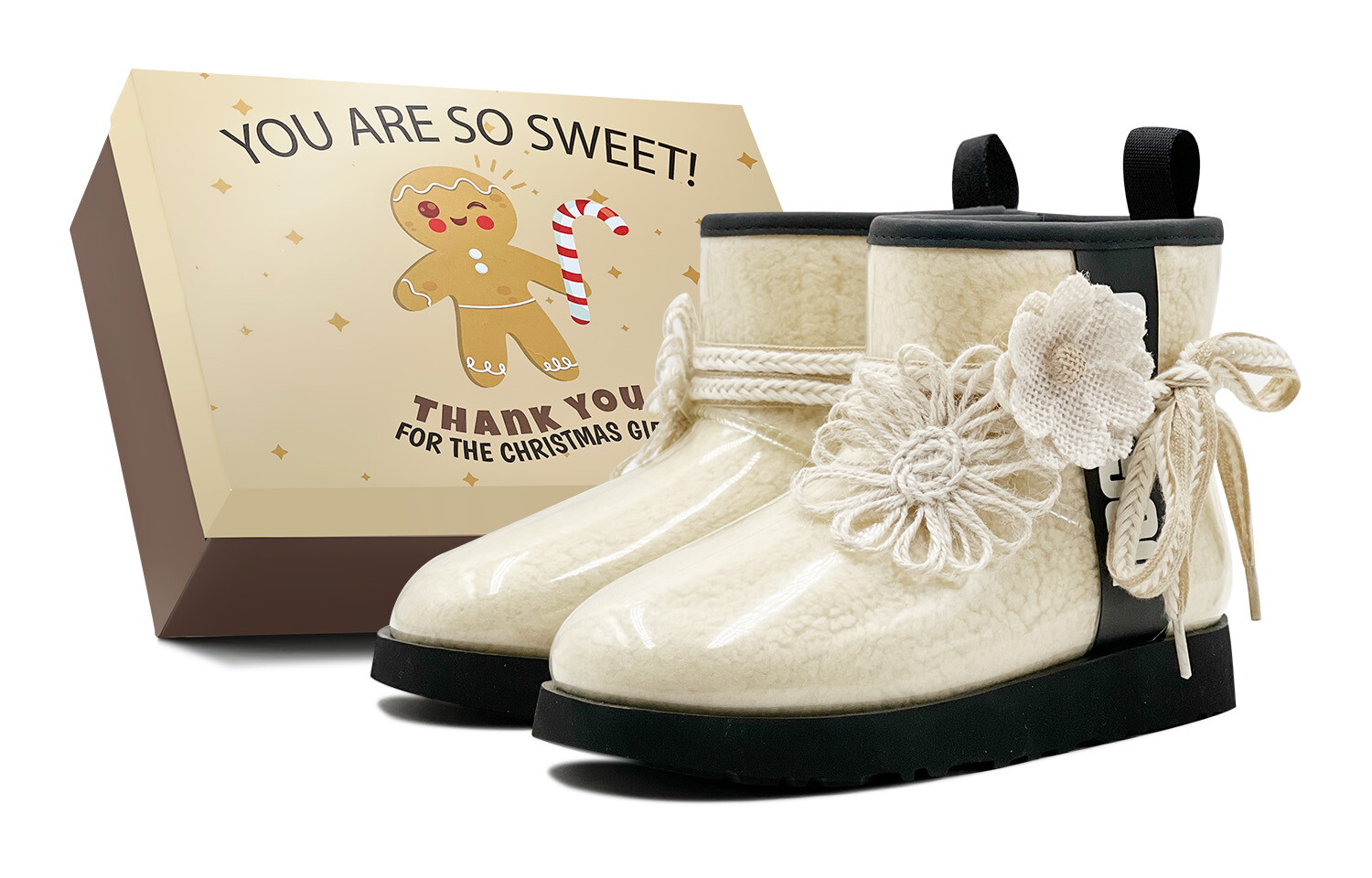 

CLASSIC CLEAR MINI Зимние ботинки женские молочно-белый Ugg
