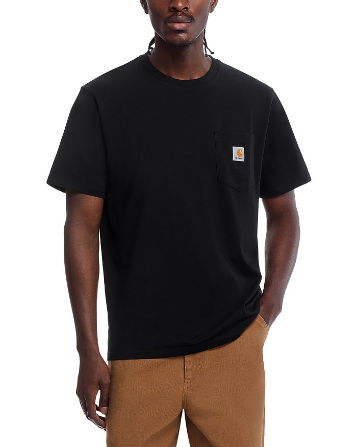 

Футболка Carhartt с логотипом и карманом Carhartt WIP, черный
