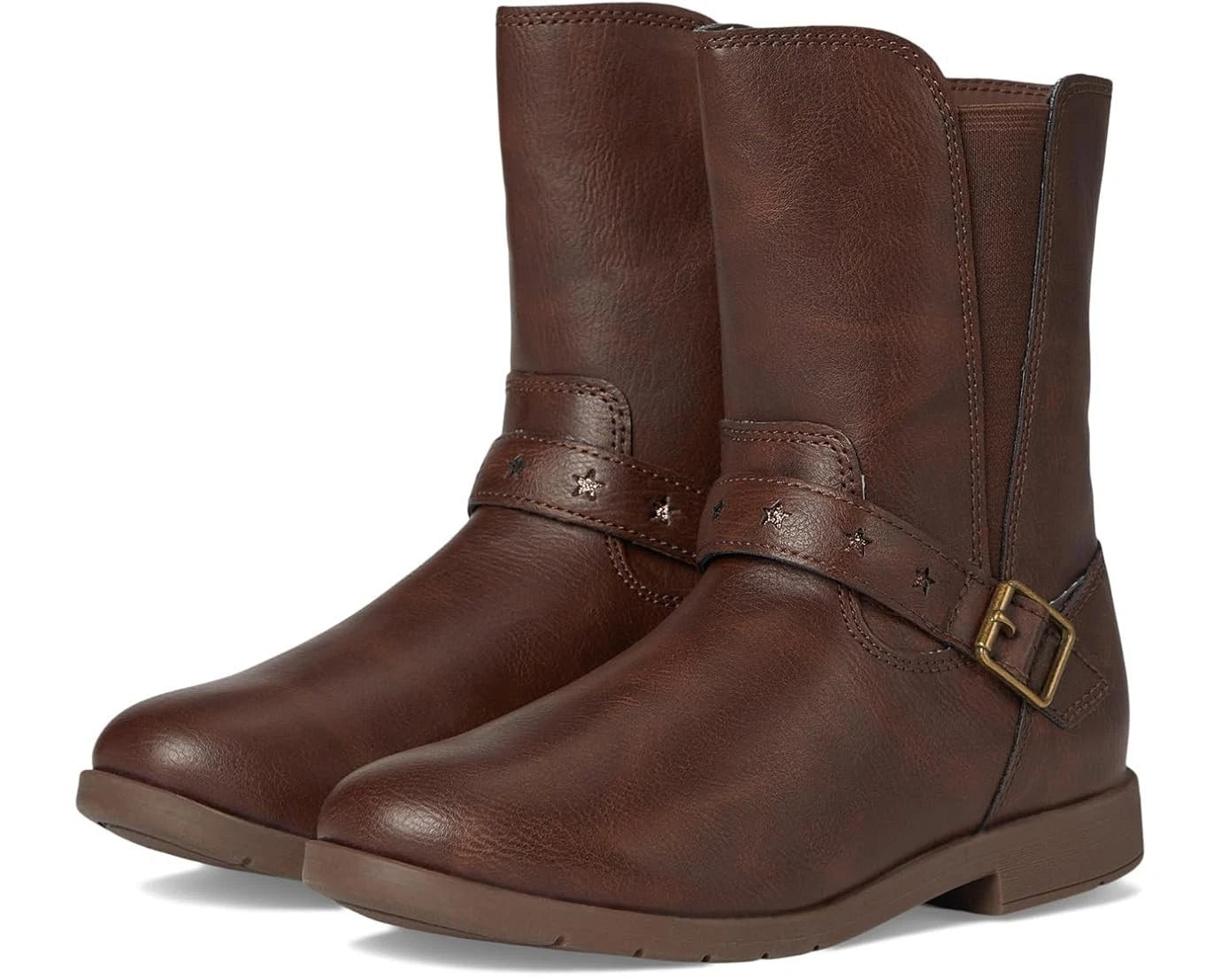 

Детские ботинки Stride Rite SR Lizz CG039001, коричневая кожа, до середины икры, в стиле вестерн, RHS6309