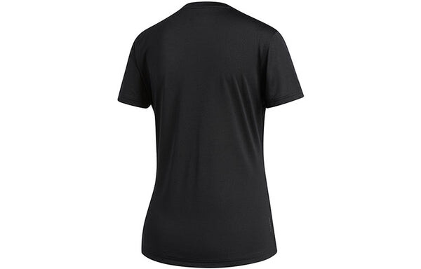 Футболка own the run climalite running short sleeve tee black Adidas, черный — фото 2