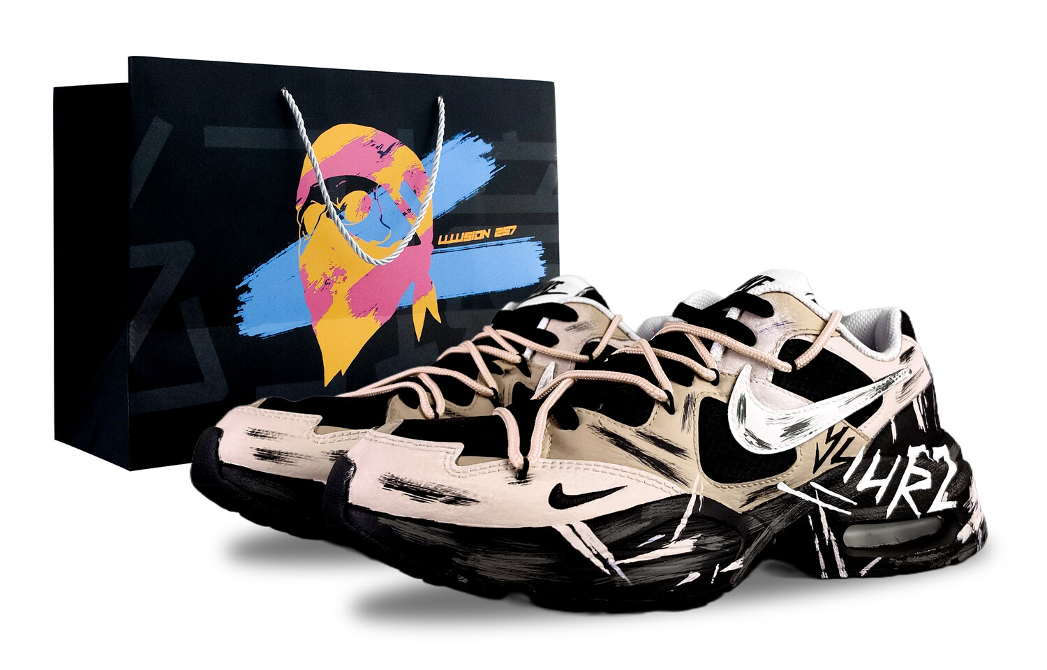 

Кроссовки Air Max Fusion женские с низким верхом, желтые/черные Nike