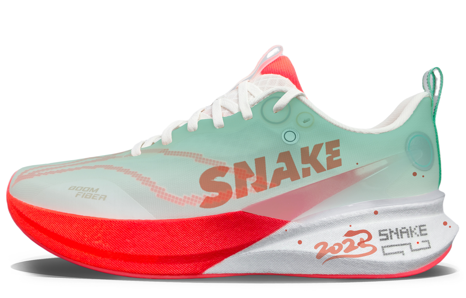 

Red Hare 8PRO Беговые кроссовки Мужские Низкие Белые, Красные LINING, светло-зеленый