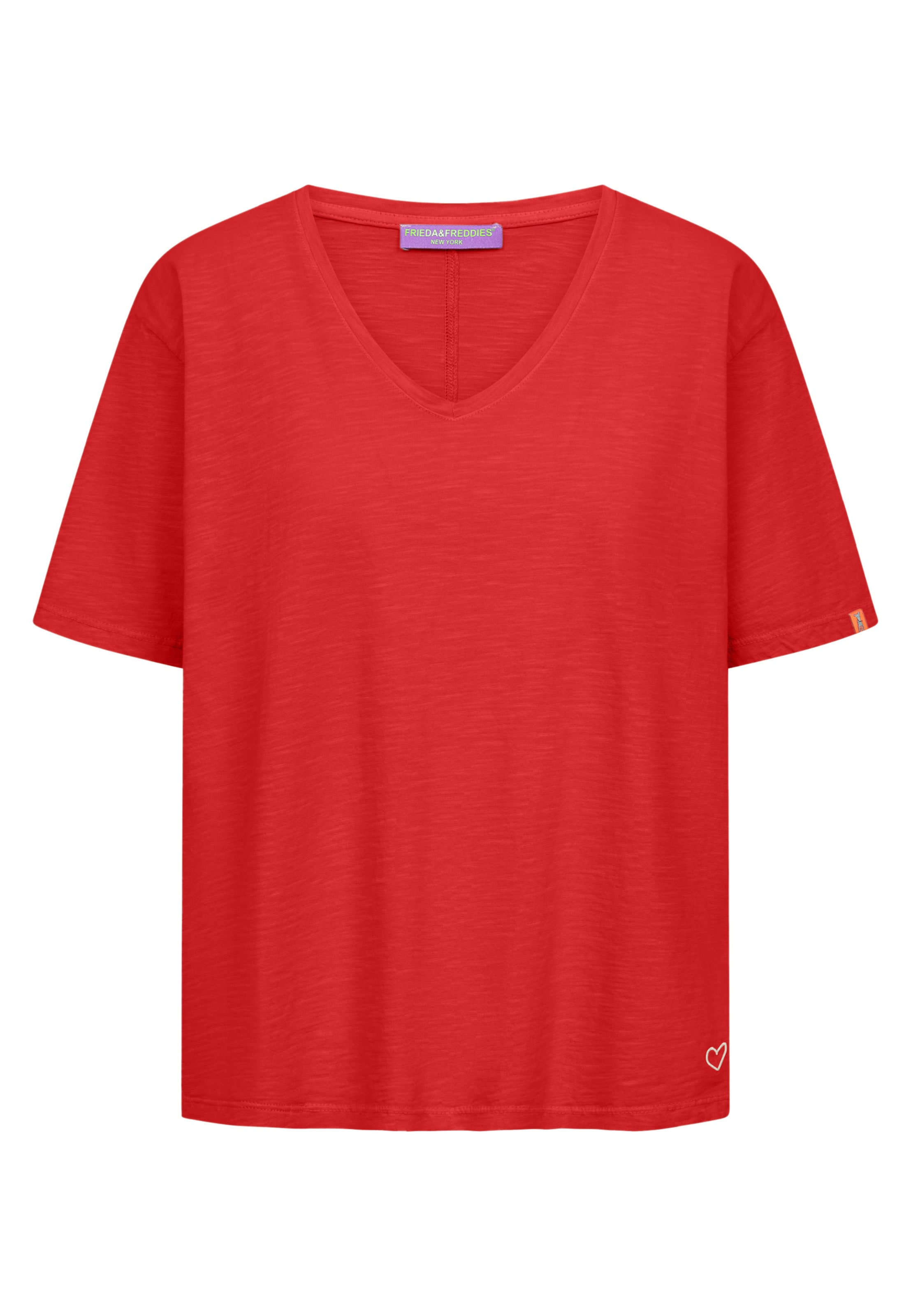 

Frieda & Freddies NY Футболка в ярко-красном цвете, Красный, Frieda & Freddies NY Футболка в ярко-красном цвете