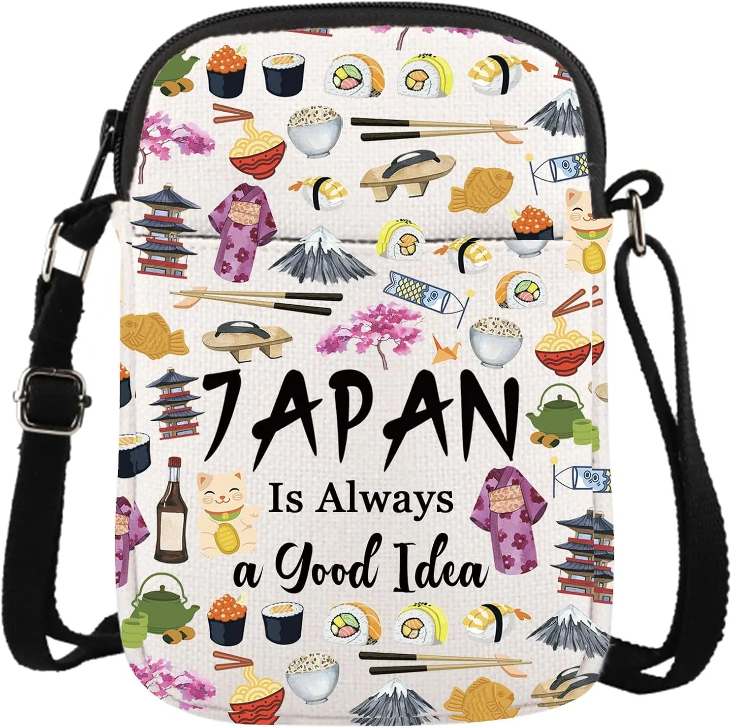 Дорожная косметичка с принтом для любителей японской культуры Jtouk, Good Idea Japan Cr Eu