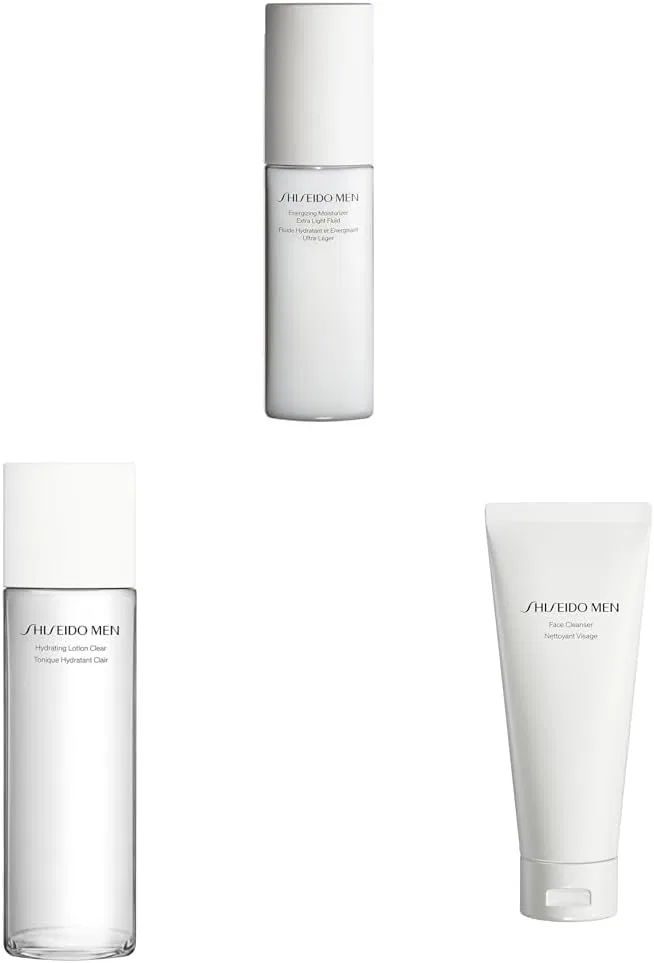 Лосьон для лица Shiseido Men увлажняющий молочный лосьон 100 мл + увлажняющий лосьон C 150 мл + очищающее средство для лица