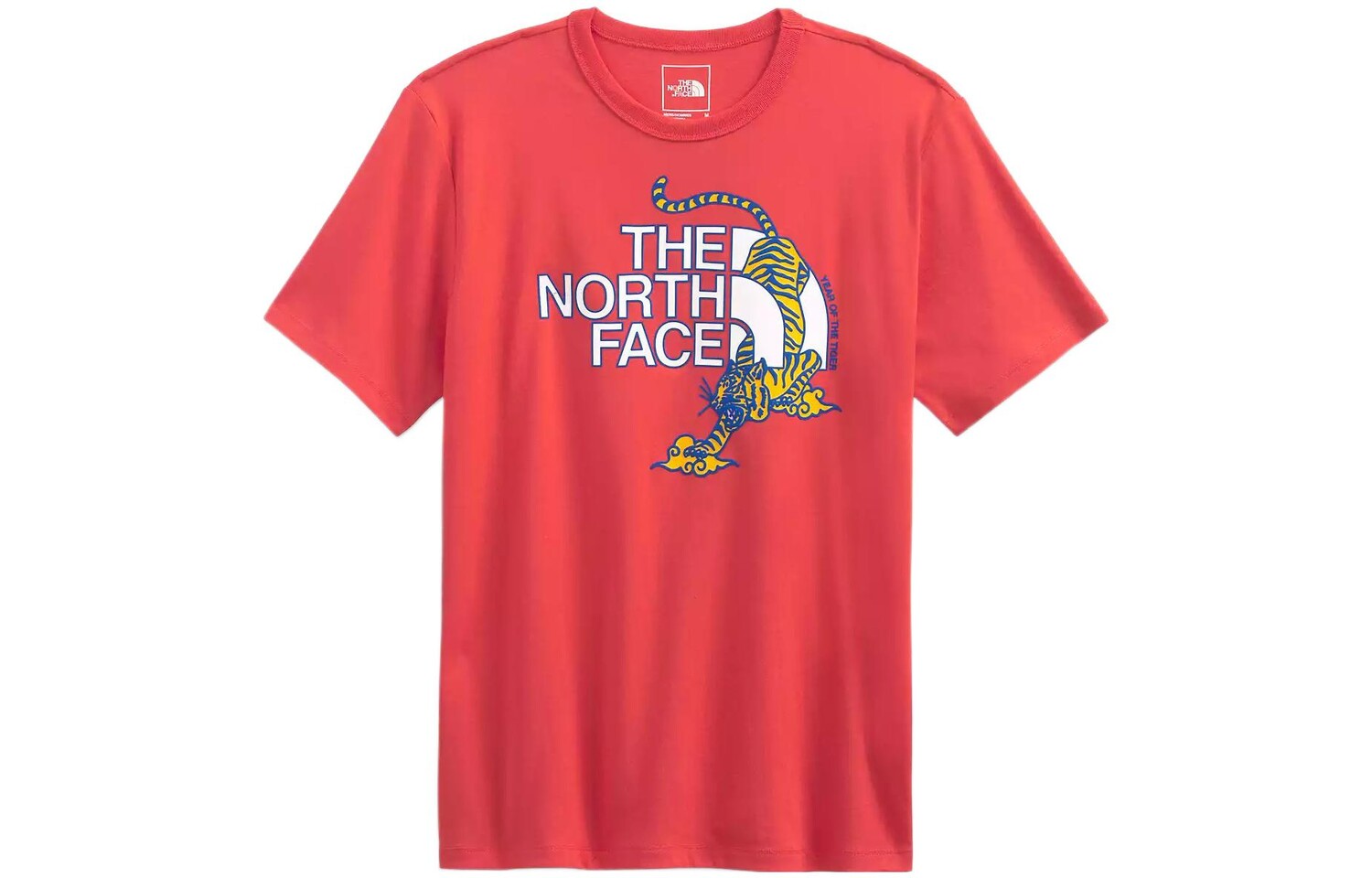 

Футболка мужская огненно-красная The North Face, красный
