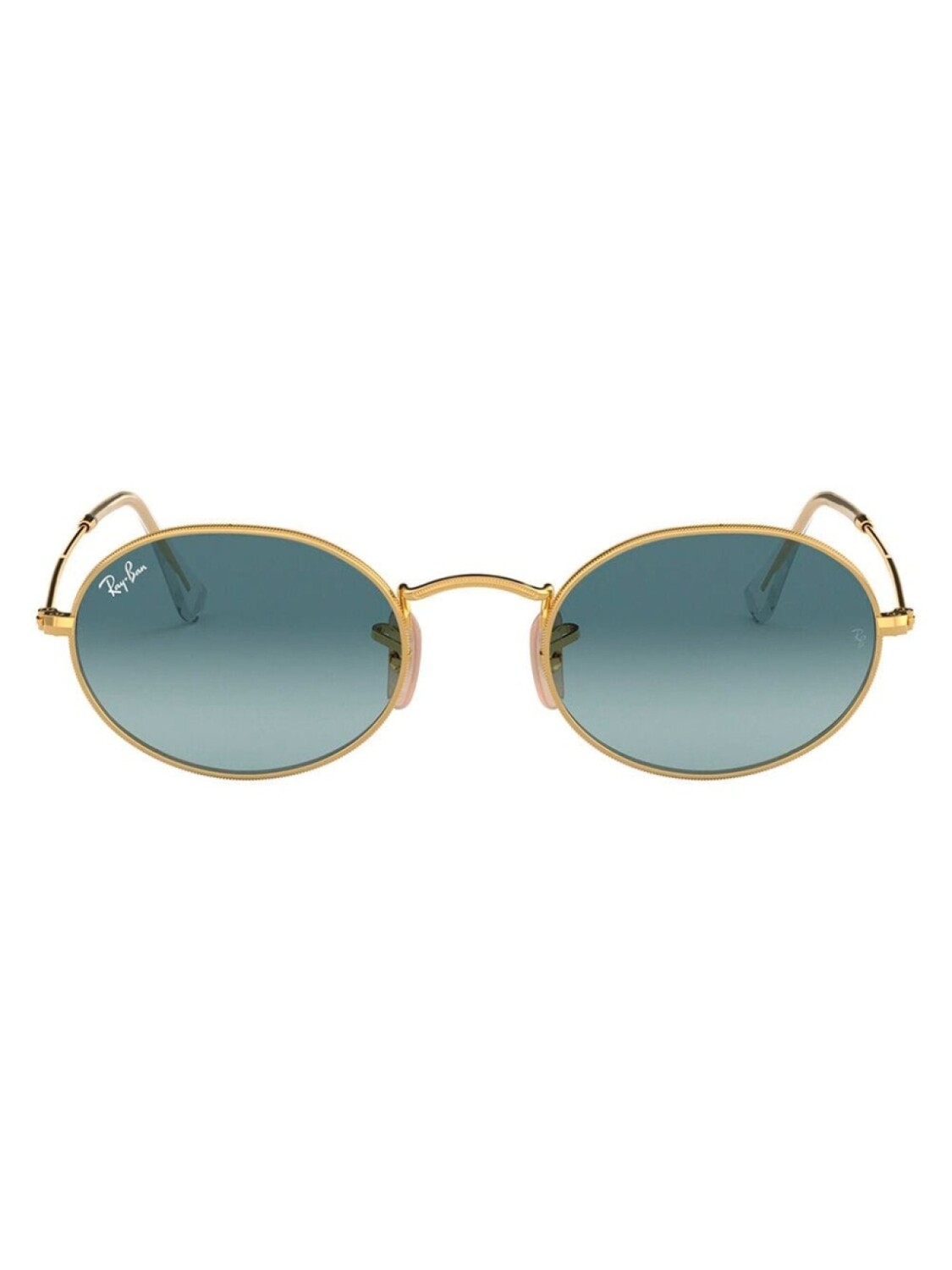 

Ray-Ban солнцезащитные очки RB3547 в овальной оправе, золотистый