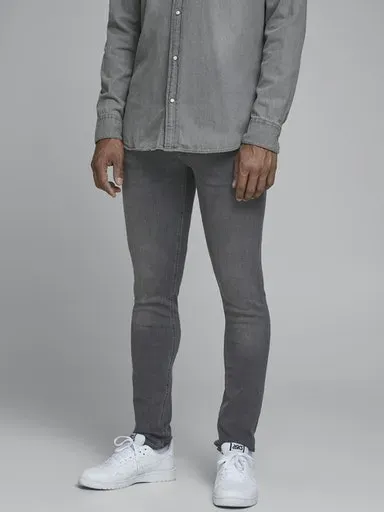 

Джинсы скинни Jack & Jones "JJILIAM JJORIGINAL GE 314", серый