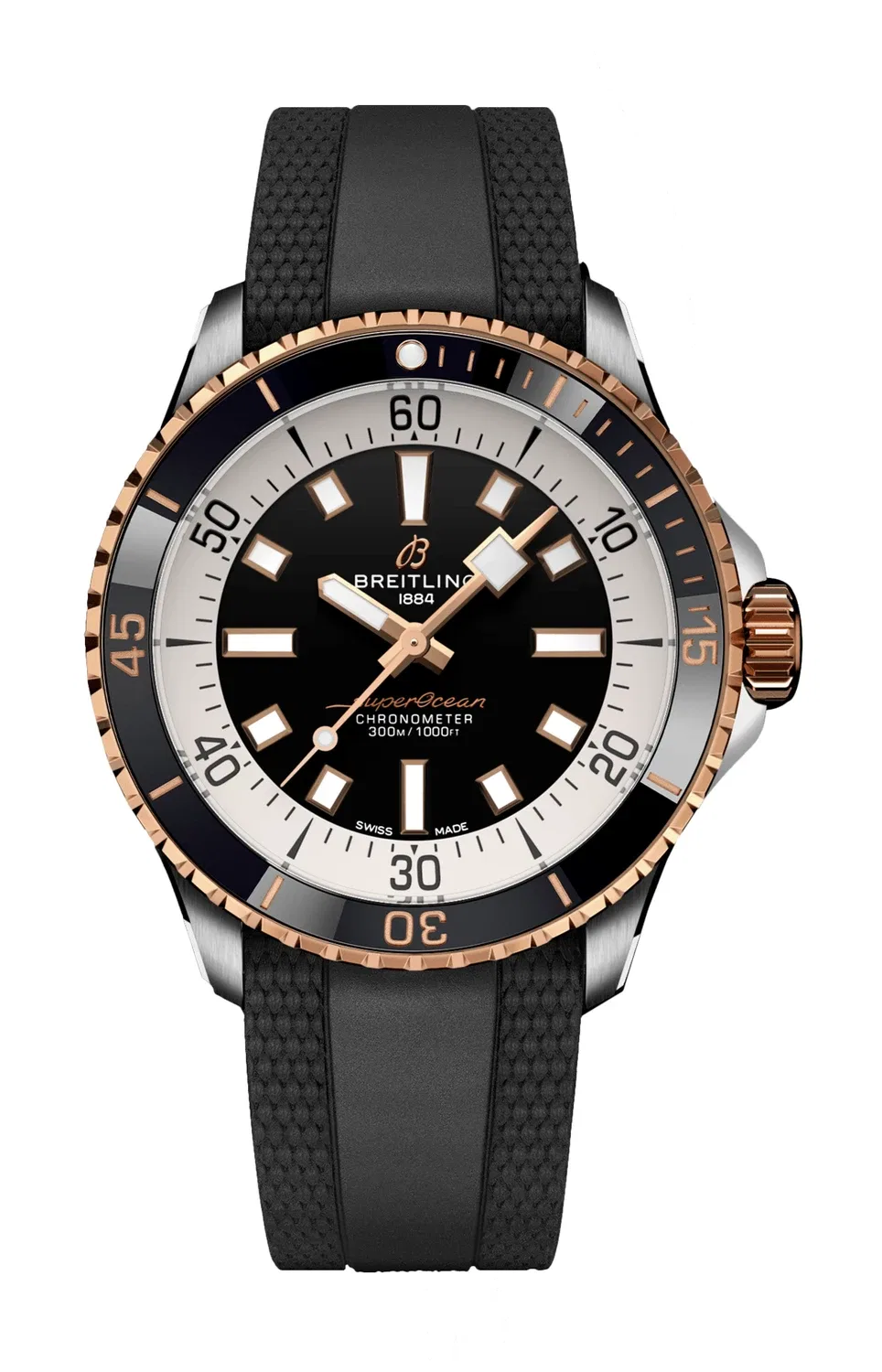 Супероушен Автоматик 42 - U17375211B1S1 BREITLING, черный