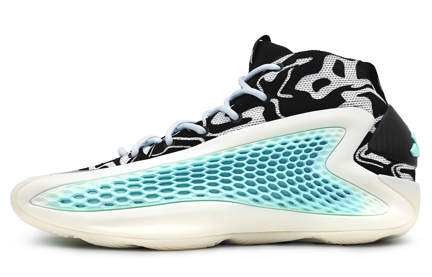 

Баскетбольные кроссовки AE 1 мужские, среднего размера, белые/черные Adidas