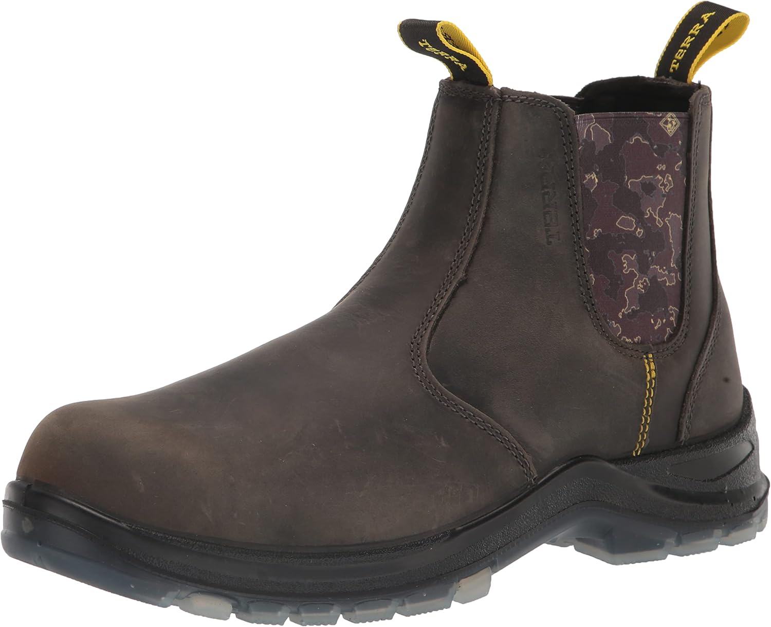 

Мужские ботинки Terra Murphy 6 с композитным носком и конструкцией без шнурков, серый