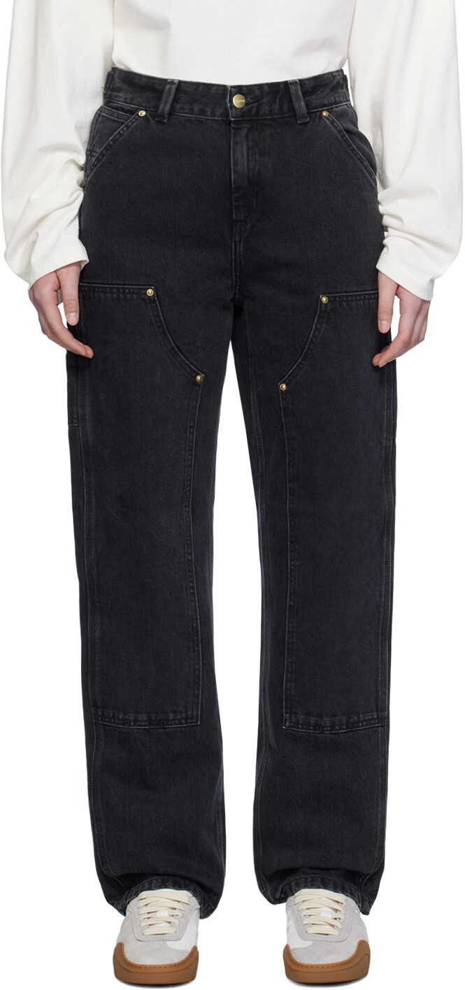 

Черные джинсы Nashua с двойным коленом Carhartt Work In Progress
