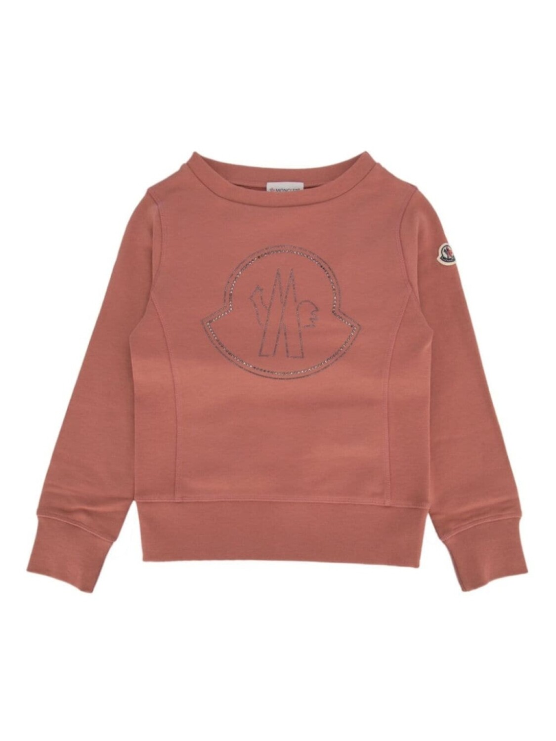 

Moncler Enfant толстовка с логотипом, розовый