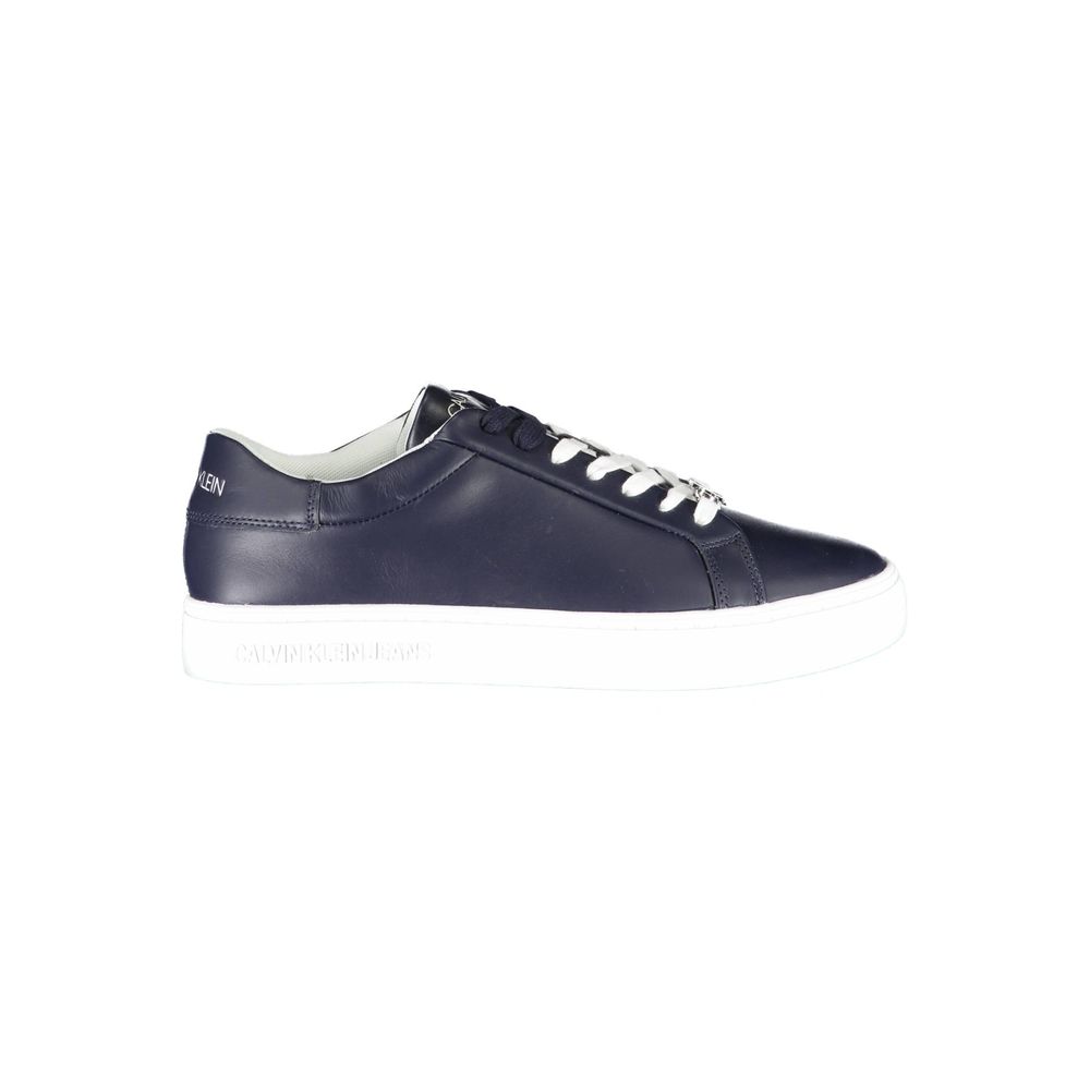 

Синие кроссовки из полиэстера Calvin Klein, Blue