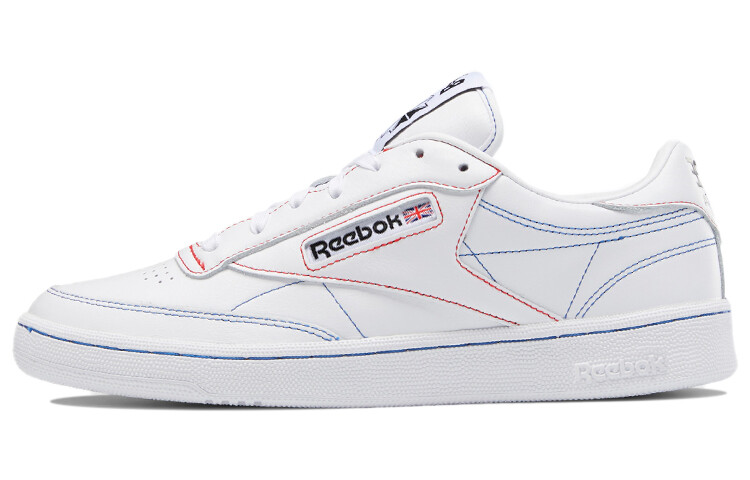 

Кроссовки Reebok Club C 85 Bape White Contrast Stitch, Белый, Кроссовки Reebok Club C 85 Bape White Contrast Stitch