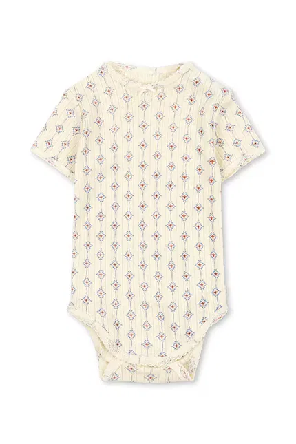 Боди с коротким рукавом Minnie SS Body GOTS Konges Sløjd, бежевый