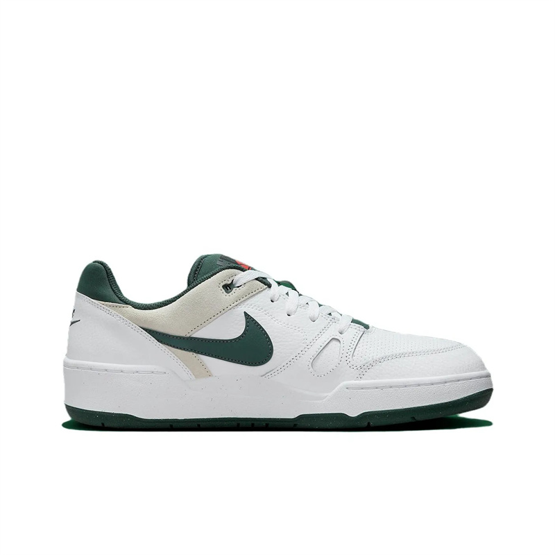 Низкие кроссовки Full Force для детей Nike, белый/зеленый — фото 4