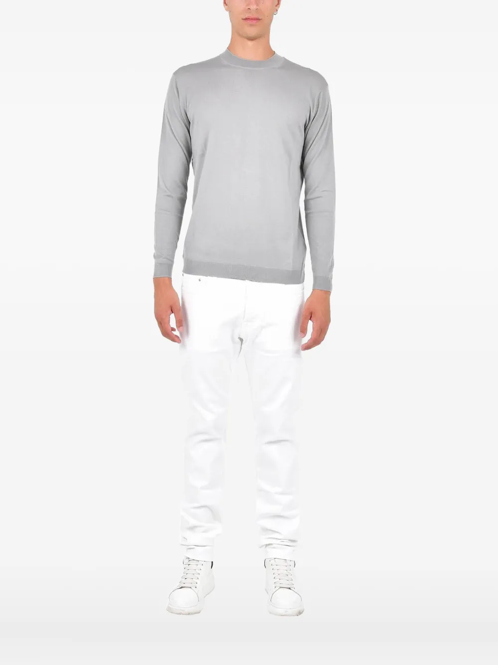 

Джемпер с круглым вырезом Low Brand, серый