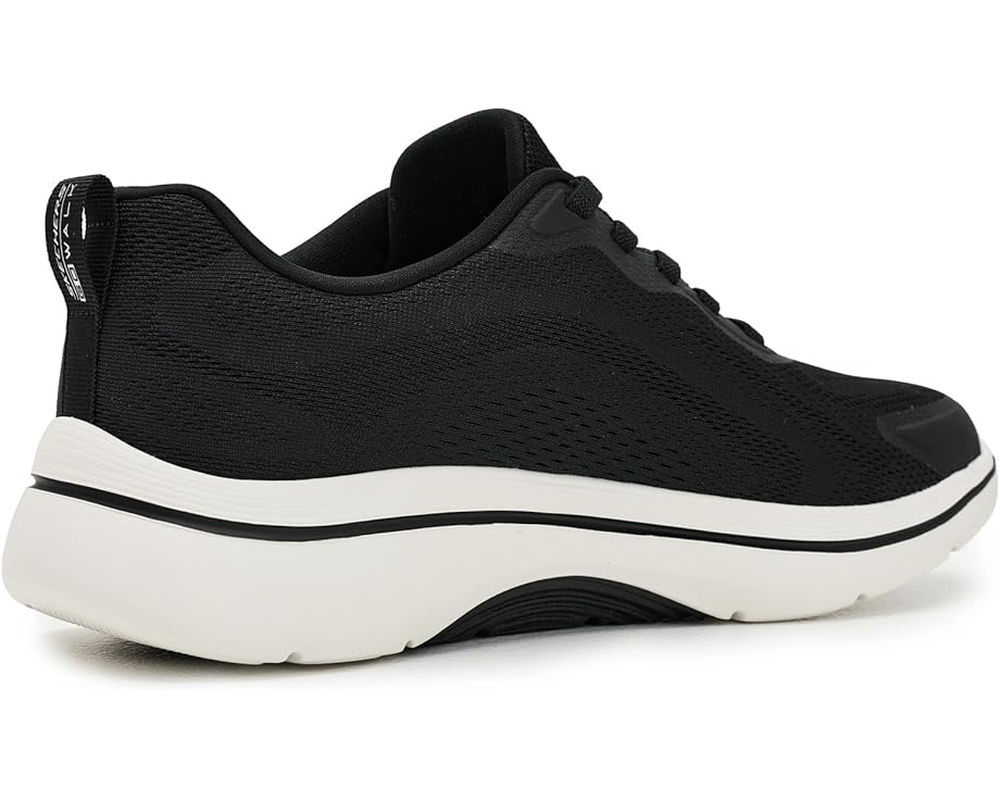 Мужские кроссовки SKECHERS Performance Go Walk Arch-Fit 2.0 Hands Free Slip-In, Black/White — фото 3