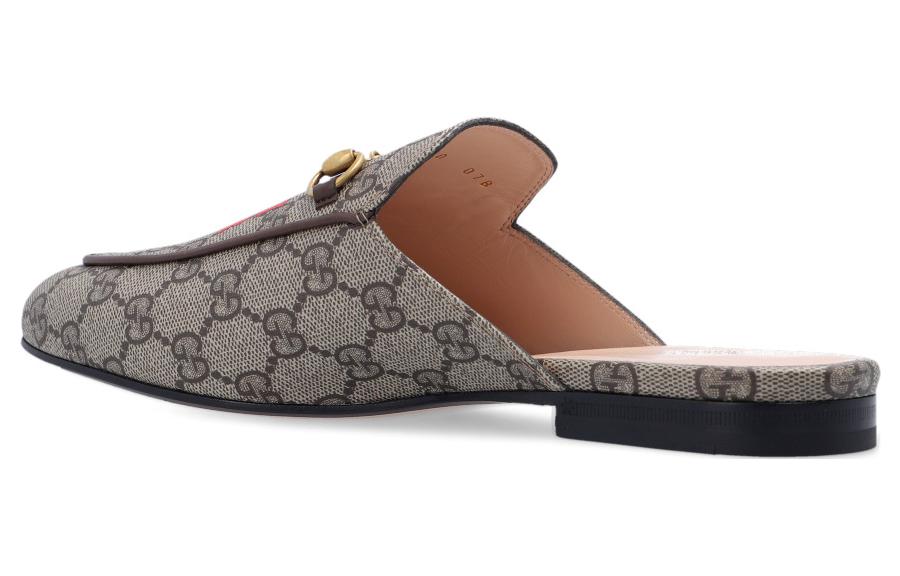 Тапочки (WMNS) GUCCI Princetown Slipper 'Gucci Tiger - Beige Ebony' 687841-UTG10-9760 — фото 4
