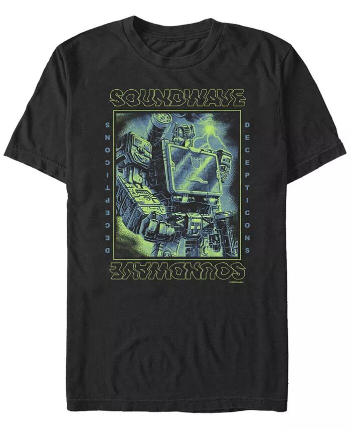 

Мужская футболка Soundwave с коротким рукавом и круглым вырезом Fifth Sun, черный