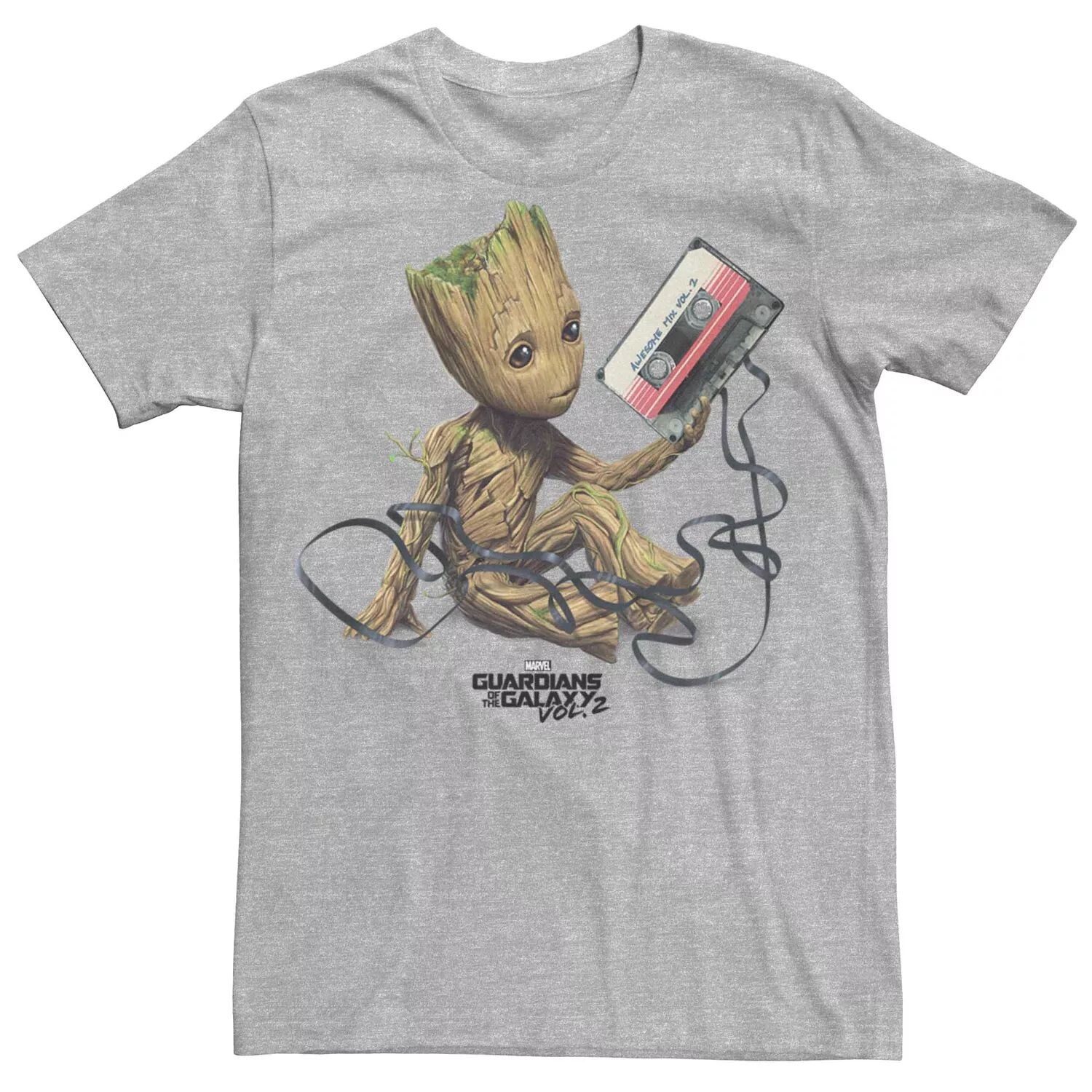 

Мужская футболка Marvel Guardians of The Galaxy Groot Tape Licensed Character