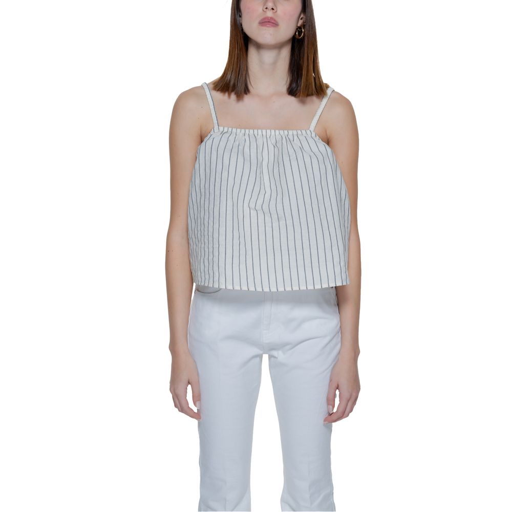

Бежевые топ и футболка из органического хлопка Vero Moda