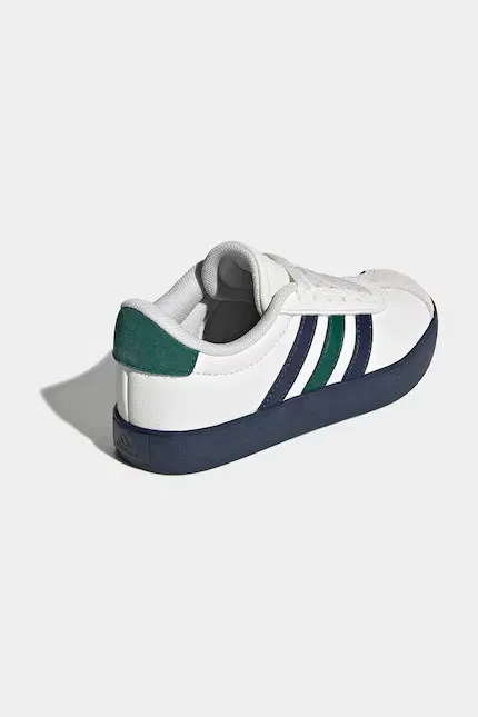 Кроссовки детские VL Court 3.0 Adidas, белый — фото 3