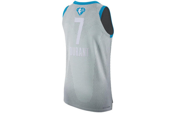 Майка Air Jordan x NBA ALL-STAR 2022 Jerseys 'Kevin Durant 7', серый — фото 2