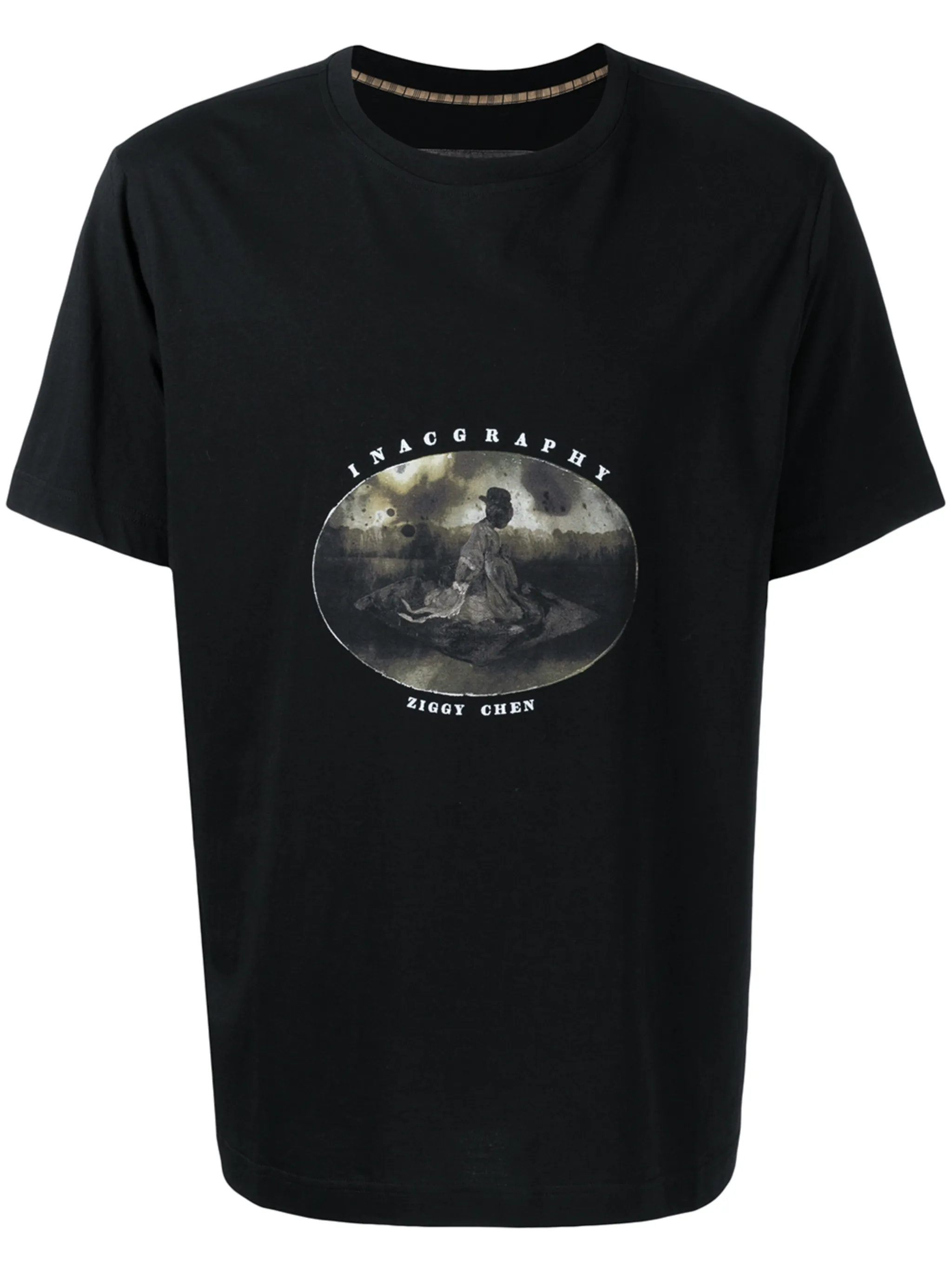 

Футболка с графичным принтом Ziggy Chen, черный