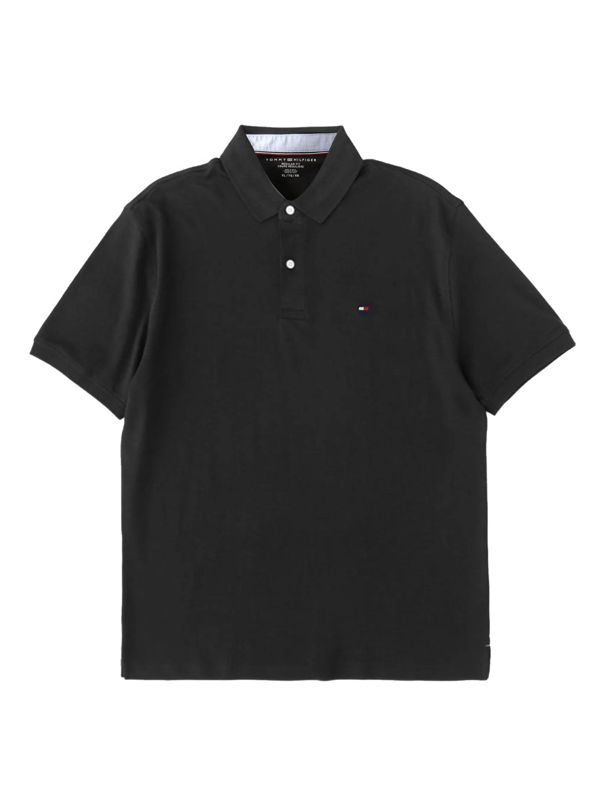 

Рубашка поло на пуговицах Tommy Hilfiger, черный