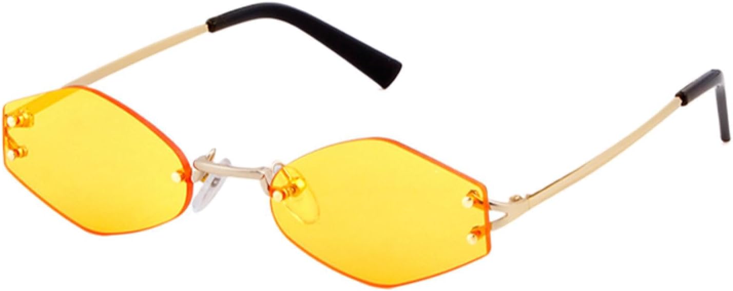 

Солнцезащитные очки с защитой от УФ-излучения UV400 | Маленькие, без оправы, зеленые линзы | Для женщин и мужчин, для занятий спортом на открытом воздухе и вождения DSVIGF, 03