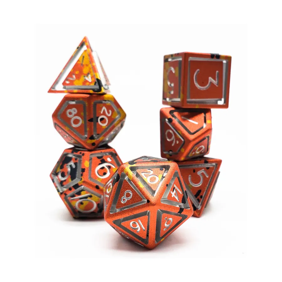 

Поликомплект минтая в клетке - бенгальский (7), Aluminium Caged Dice