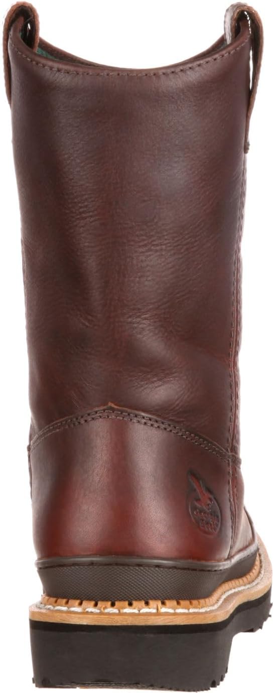Мужские ботинки Georgia Boot Georgia Giant с стальным носком и выемкой для натягивания, 7 Soggy Brown — фото 4