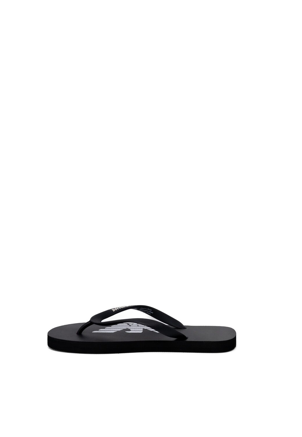 Сланцы Emporio Armani с плоской подошвой, черный