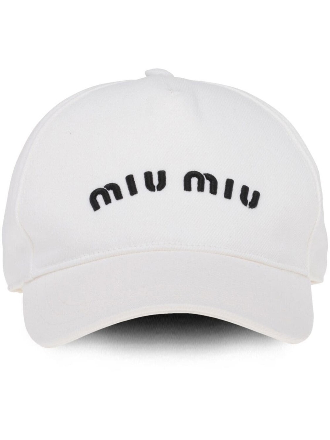 

Miu Miu бейсболка с вышитым логотипом, белый