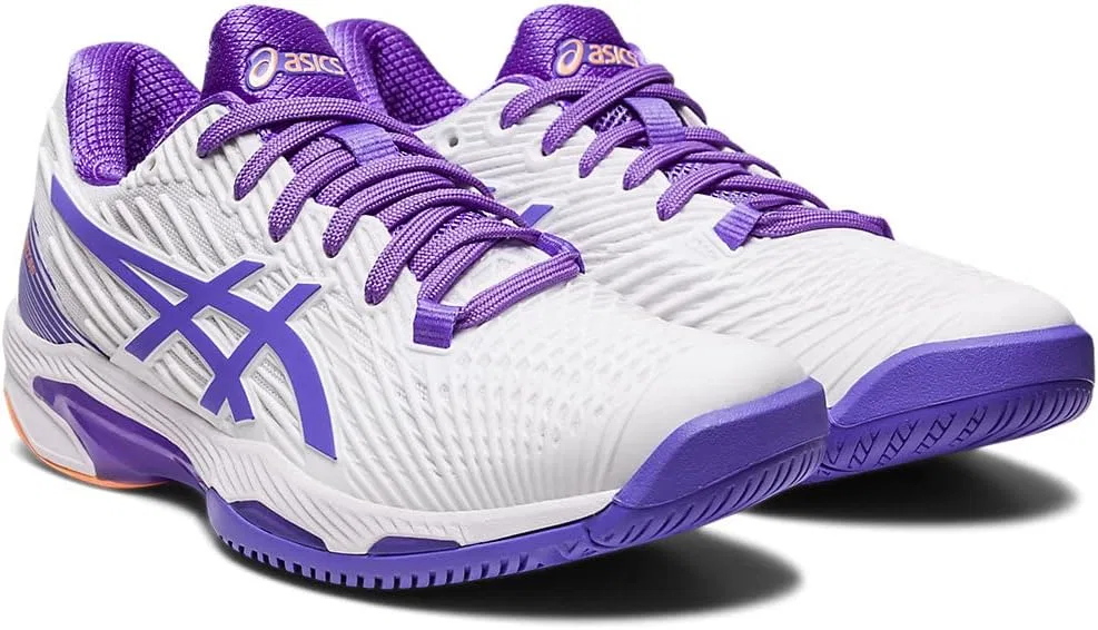 Кроссовки теннисные ASICS, White/Amethyst — фото 2