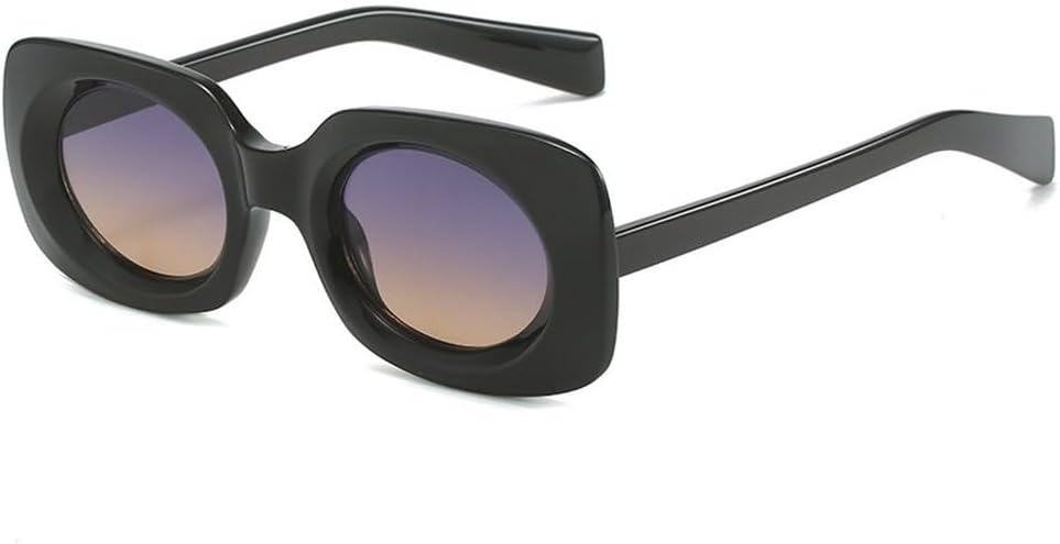 

Ретро-солнцезащитные очки конфетных цветов для женщин, модные овальные линзы, защита от УФ-излучения UV400, мужские солнцезащитные очки желтого и розового цвета HVTVTLA, Black Grey